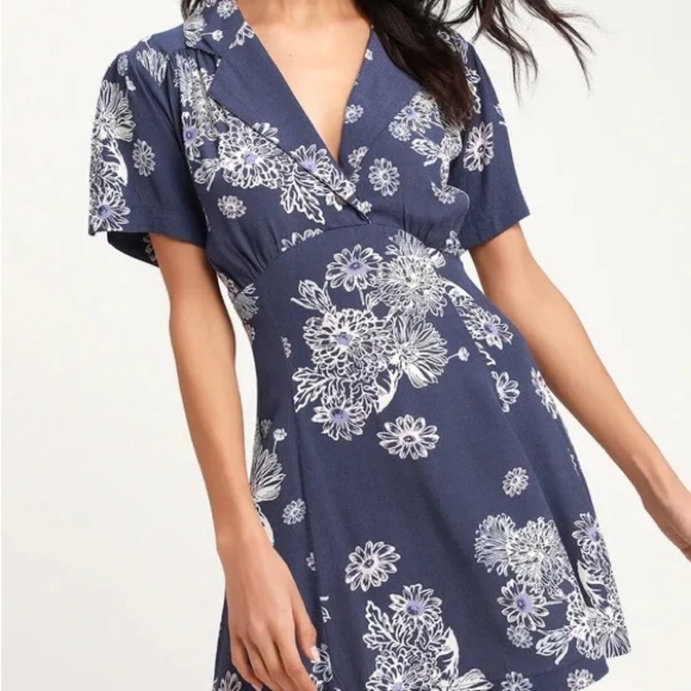 Free People Hawaii Fit & Flare Mini Dress